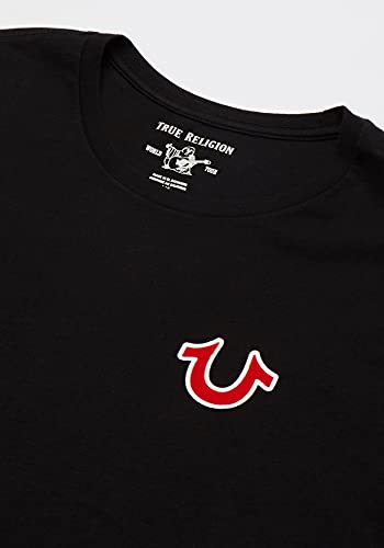 True Religion Men’s Buddha Logo Crew Neck Tee Shirt – T Shirts for Men, Graphic Tees4