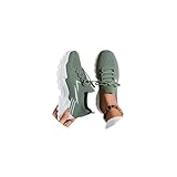 Matière mesh respirante : La partie supérieure en mesh des chaussures de sport pour femmes offre une bonne respirabilité; Vos pieds restent ainsi au frais et au sec même par temps estival chaud; Idéal pour les longues promenades ou activités extérieures