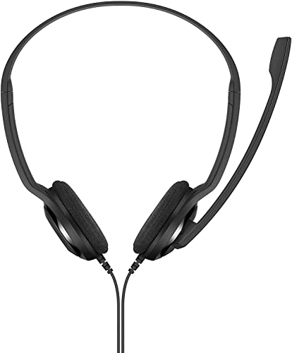 Sennheiser PC 3 Chat - Casque Audio Filaire Supra-Auriculaire – Casque Gamer Occasionnel Micro Antibruit Connexion Aisée - Son Stéréo – Casque PC Idéal pour Communications Vocales & E-Enseignement