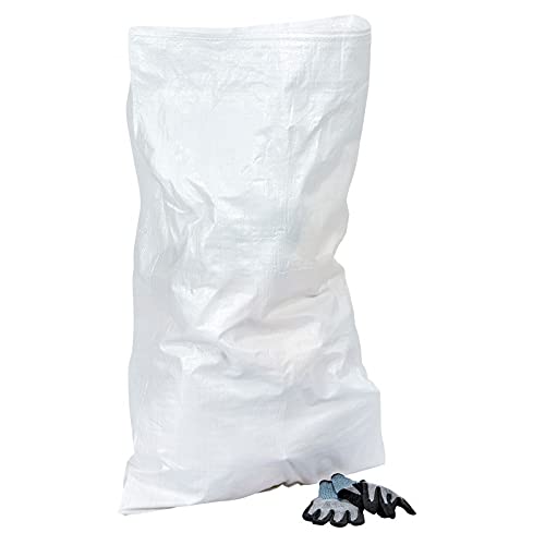 Sac à Gravats 60x90cm | Sac pour Gravats en Polypropylène tissé pour Gravats et Débris | Lot de 50 Cover