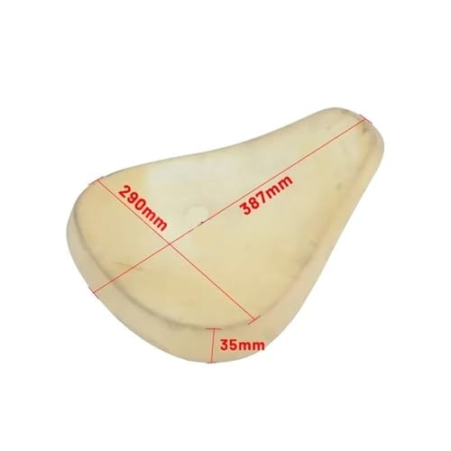 Asiento doble para motocicleta chopper y bobber en esponja universal 6