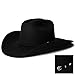 Stetson Men's 4X Corral Wool Cowboy Hat Black 7