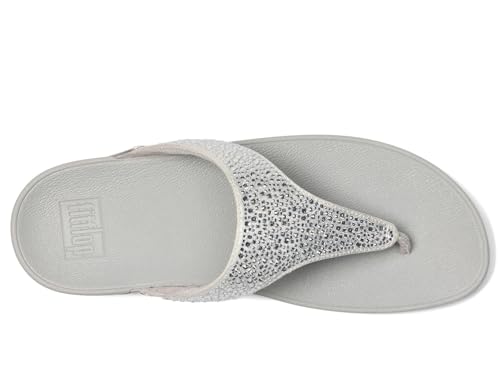 Image of FitFlop womens Lulu Crystal-mix Toe-post Sandals