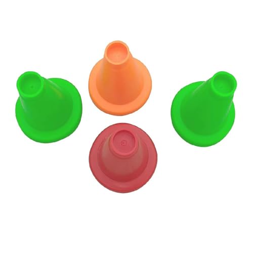 Jahana Sports Rubber Cricket Batting Tee Cone for Practice and Training Pack of 4
