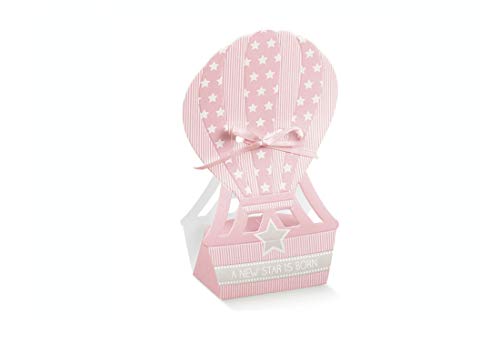 Sct Scatolina Mongolfiera Portaconfetti 20pz (Rosa...