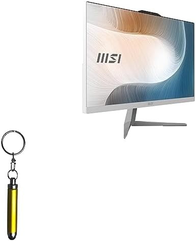 BoxWave Stylus Pen Compatible with MSI Modern AM242 11M All-in-One - Bullet Capacitive Stylus, Mini Stylus Pen with Keyring Loop - Bronze image 5