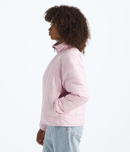 Image of THE NORTH FACE Girls Reversible Shasta Full Zip Jacket | Puffer Coat With Synthetic Insulation, Fleece Lined, Water Repellent
