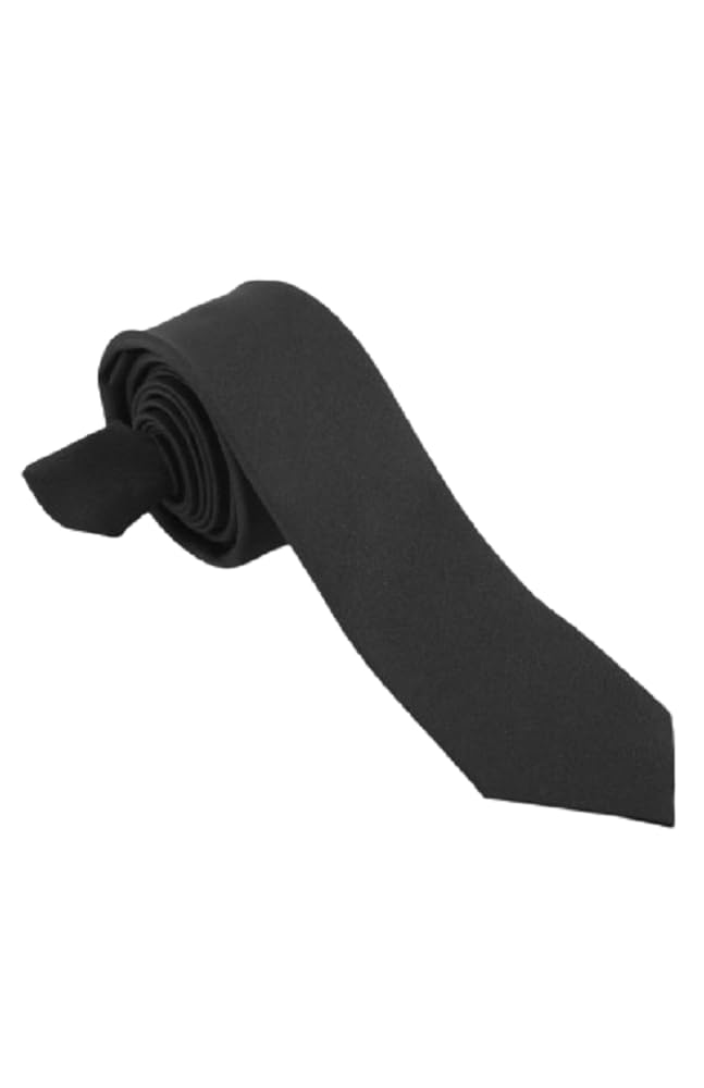 ARHANT TRADING COMPANY Men's necktie matte finish fabric formal Tie for Men,Free size(Black)-picture-40