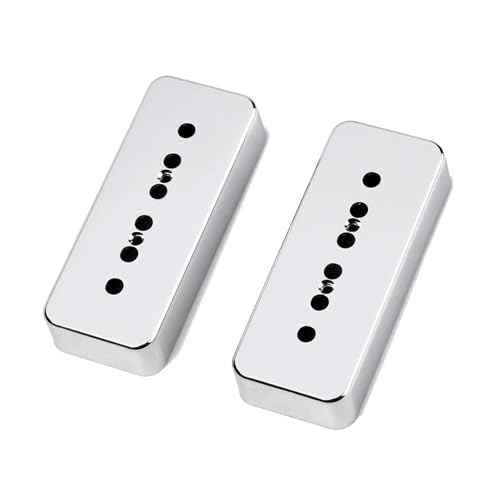 ベースピックアップカバーネック&ブリッジカバーエレキギターパール光沢のあるP90ピックアップ