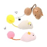 Matériaux durables: fabriqués à partir de pelues et de cloches , ce jouet est sûr pour votre chat pour mâcher et jouer avec.