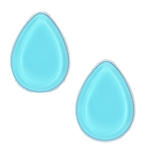 2x Silicone Makeup Sponge, Transparent Applicator and Blender, Washable, Cosmetic Beauty Tool, Beauty Blender, Face Makeup Applicator