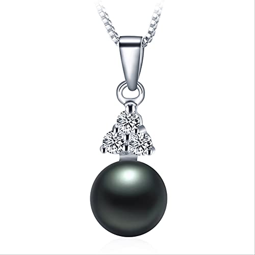 Pendentif 925 perle d'eau douce naturelle KELIEQA anti-ternissement