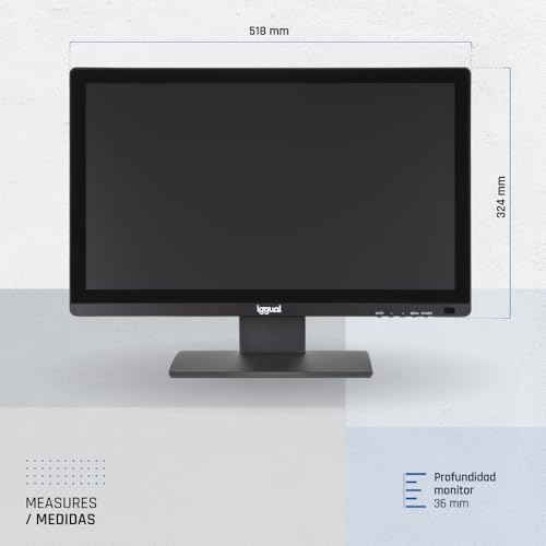 Monitor táctil capacitivo Full HD 21.5 IPS compatible con Raspberry Pi y Linux 3