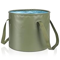 Sporgo Outdoor Faltschüssel 20L: Faltbarer Eimer Spülschüssel Falteimer Camping Waschschüssel, Tragbar Große Kapazität Falteimer Angel Eimer für Garten Party Reisen
