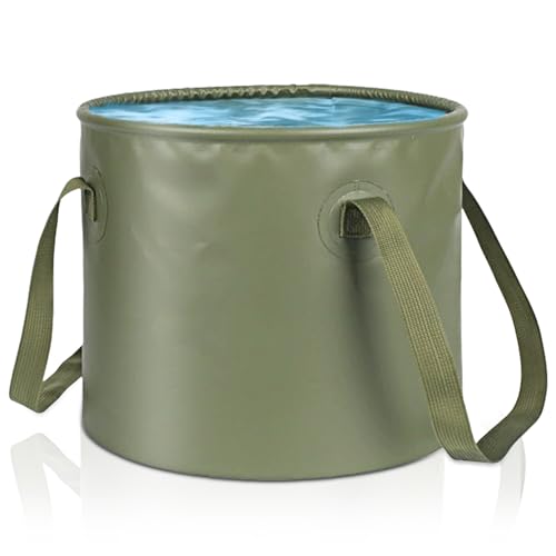 Sporgo Outdoor Faltschüssel 20L: Faltbarer Eimer Spülschüssel Falteimer Camping Waschschüssel, Tragbar Große Kapazität Falteimer Angel Eimer für Garten Party Reisen