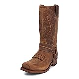  Sendra 12209 Motorrdstiefel Stiefel Boots Cowboystiefel Westernstiefel Braun Unisex Inclusive Roy Dunn´s Lederfett und Sendra Tragetasche (42)