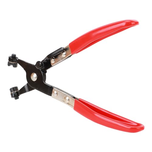 Alicate de Braçadeira de Mangueira de Banda Plana Giratória Ferramenta de Reparo Aperto Seguro, Resi