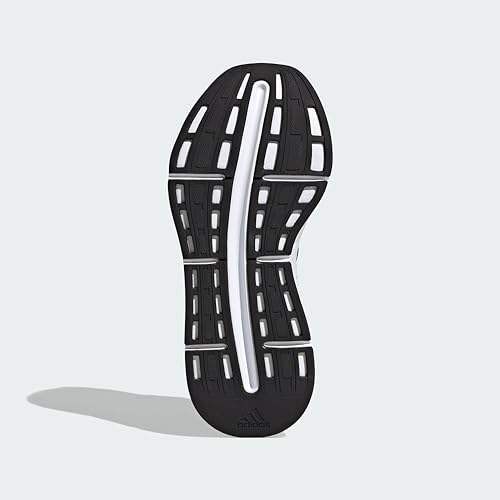 adidas Tênis unissex infantil Swift Run 23 Sportswear Junior LACE, Preto/Branco/Cinza, 3.5 Little Ki