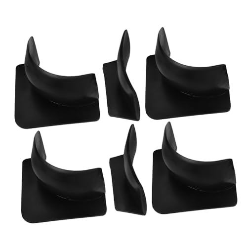 Yardwe 6pcs Children\'s Pool Table Accessories Plastic Billiard Storage Pockets for Mini Tables Billiard Holder Replacement Parts for Pool