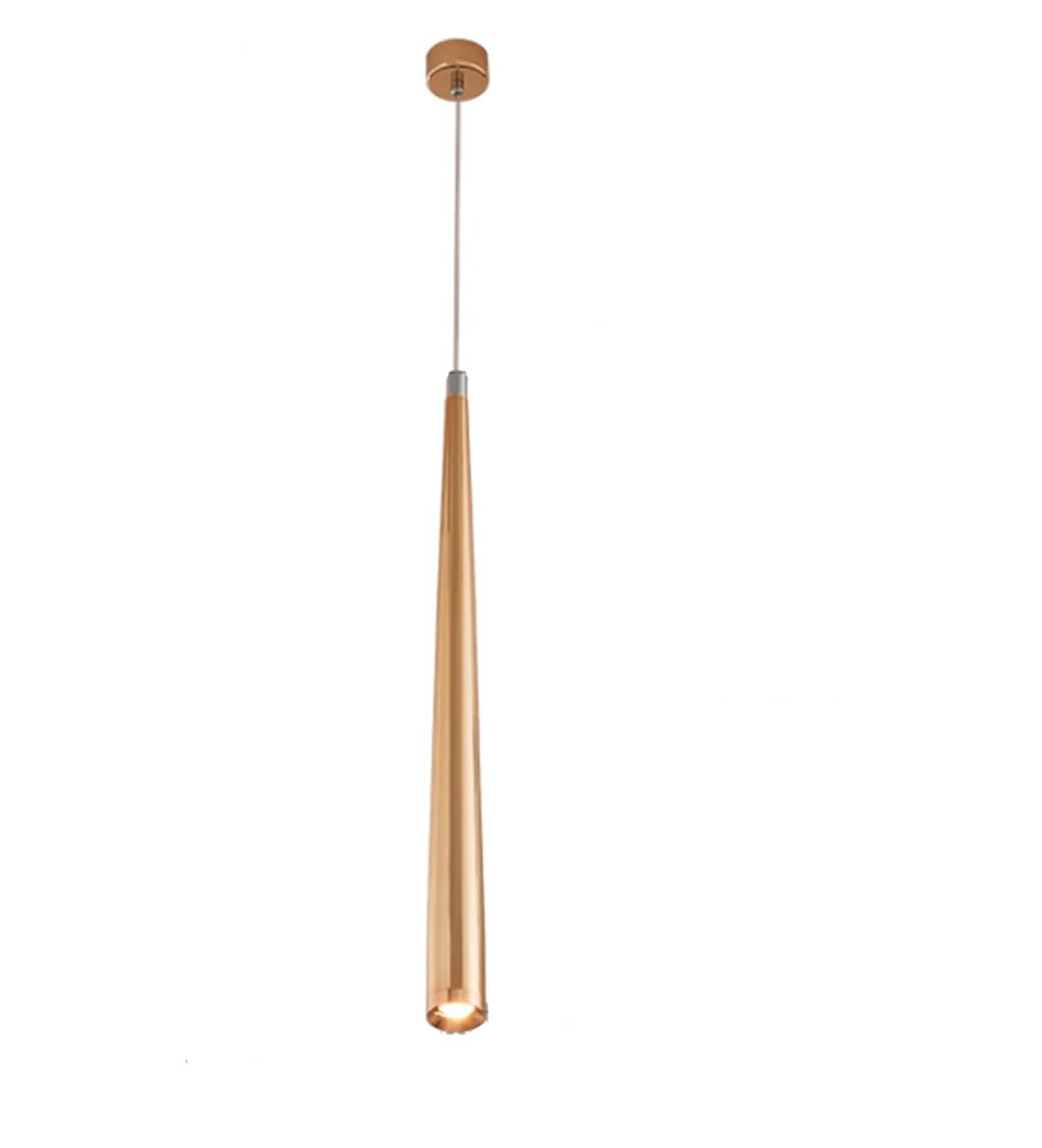 Lámpara cono moderno dorado de 60cm minimalista con tecnología LED de alta eficiencia LWX 7