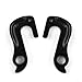 Aluminum Alloy Bicycle Rear Derailleur Hanger Tail Hook for CUBE Aim SL Pro Analog All-road Access Frame Bracket Gear Mech #10148 Black with Screws