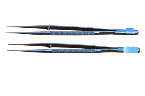 Ring TIP Forceps ENT & Plastic Surgery Micro FINE Whole Ring TIP 2 Piece