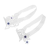 Para novias y más allá: liga de boda para mujeres no es solo para novias; también es opción para el baile de graduación u otros eventos formales, agregando un de sofisticación, ligas ajustables, banda de pierna de encaje