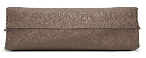 Image of Dreubea Women's Soft Faux Leather Tote Shoulder Bag from, Big Capacity Tassel Handbag