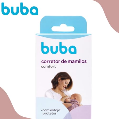 Corretor De Mamilos Invertidos Buba Com Estojo Comfort Buba