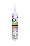3M Fire Barrier Silicone Sealant 2000+, Gray, 10.3 fl oz Cartridge, 12/case