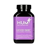 HUM Moody Bird - für das weibliche Wohlbefinden - Nahrungsergänzung mit Mönchspfeffer und Dong Quai, vegan - Monatspackung, 1 x 60 Kapseln