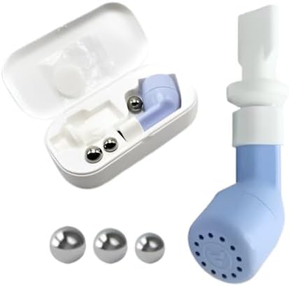 B-Arm Mucus Removal Device For COPD | Lungs Expander with 3 Resistance Balls and Filter | Mucus Clearance Device for Lung Cleanse | Mucus Extractor | Chest Phlegm Removal via Cough Stimulation