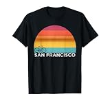 Sunset San Francisco Biking Shirt California Bike Silhouette