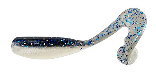 Bobby Garland Stroll'R Soft Plastic Crappie Fishing Lure, 2.5 Inches, Pack of 12, Blue Thunder (BGSR142-12)