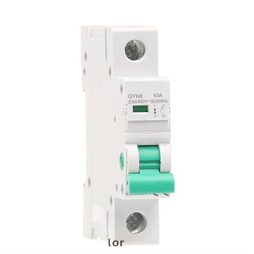Disyuntor aislador GYH8 de 63A para evitar arcos eléctricos en cuadros de 400V