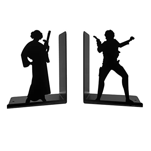 Heavenlykraft Decorative Metal Bookends, Non Skid Book End, Superhero Bookends, Library Bookends, Bookends For Shelf, Book Stopper For Home/Office Decor/Shelves, 7 X 5.51 X 4 Inch Per Piece #TOP5
