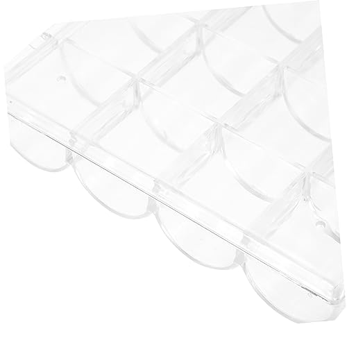 SOLUSTRE Caixa De Plástico De Armazenamento De Grade 4 Unidades Organizador De Coisas De Unhas Conta