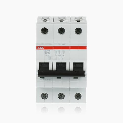 ABB S200 MCB Leitungsschutzschalter Typ C, 3-polig 16A 400V,...