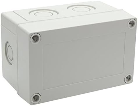 Fibox UL PCM 100/75 G Mnx Knock-Out Series NEMA 4X Polycarbonate Enclosure Base with Metric Knock-Outs and TPE Gasket 5.1x3.3.1" Width, 5.0999999999999996" Length