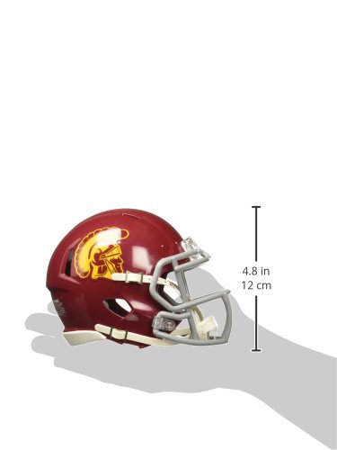 Riddell NCAA USC Trojans Speed Mini Helmet Cardinal