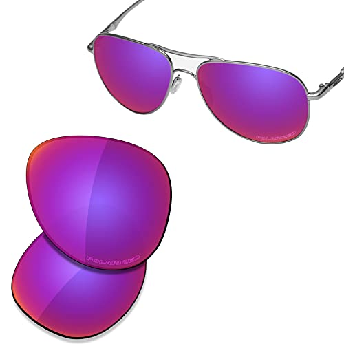 Image of SAUCER Premium Replacement Lenses & Nosepads for Oakley Elmont M OO4119 | UV400 Protection, Anti-Scratch, Precise Fit