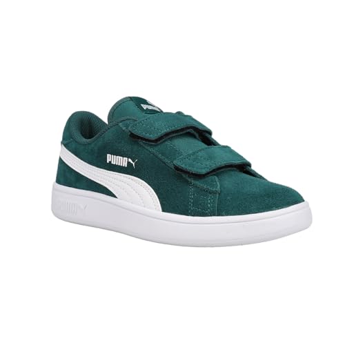 PUMA Kids Boys Smash V2 Suede Slip On Sneakers Shoes Casual - Green - Size 3.5 M2