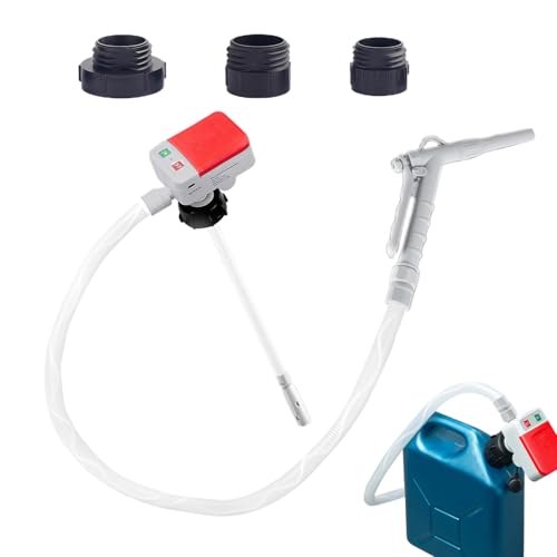 Pompe de siphon automatique 12 L/Min avec tuyau 130 cm pour transvaser l'huile