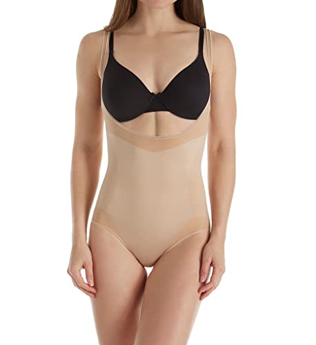 Body gainant invisible open-bust pour femme avec maintien moyen confortable