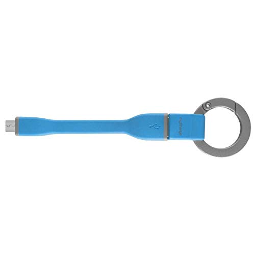 Powercord Go Micro-Usb Cable Keychain - Charging Cable (Blue) #TOP3