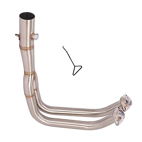 ZIAYI Silenciador De Escape para Motocicleta, Tubo Delantero Deslizante para Kawasaki para Vulcan S650 650s VN650 EN650, Sistemas Completos De Escape Modificado (Color : K)