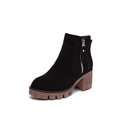 Bottes style automne hiver en nubuck pour vos sorties citadines