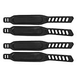 Abaodam 4pcs Foot Pedal Binding Band Foot Strap Lightweight Plastic Straps for Gym Bike Dynamic Training
