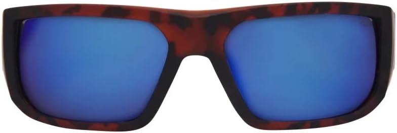 I-SEA Men's Greyson Fletcher Polarized Sunglasses - Mens Sunglasses with Scratch-Resistant & Hydrophobic-Coated Lenses, Trendy Sunglasses with TR90 Frame - Tortoise Frame, Blue Polarized Lens