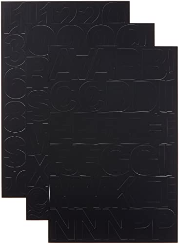 Headline Sign 31211 Stick-On Vinyl Letters And Numbers, Black, 2-Inch #TOP29